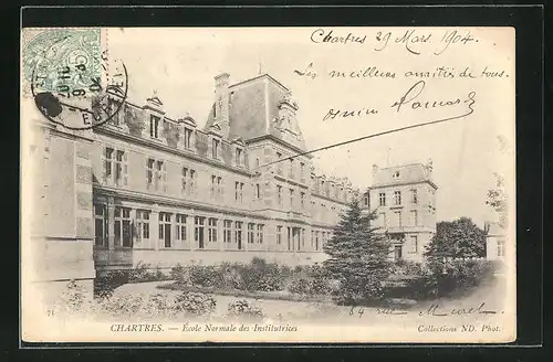 AK Chartres, École Normale des Institutrices
