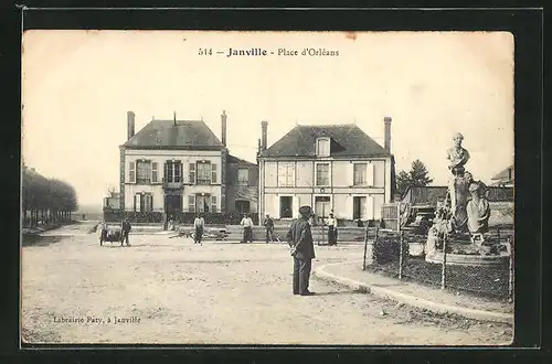 AK Janville, Place d`Orléans