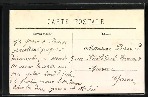 AK Les Ormes, La Villa des Ifs et la Route de la Ferte-Loupiere