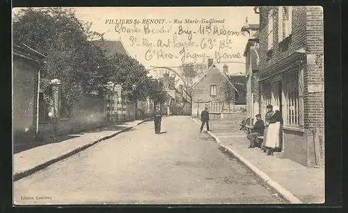 AK Villiers-St-Benoit, Rue Marie-Guillemot, Strassenpartie