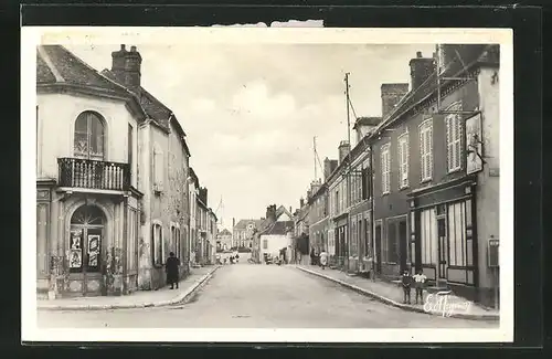 AK Cheroy, Rue de l`Hotel-de-Ville, Strassenpartie