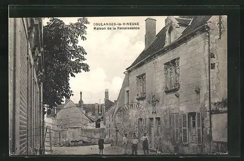 AK Coulanges-la-Vineuse, Maison de la Renaissance