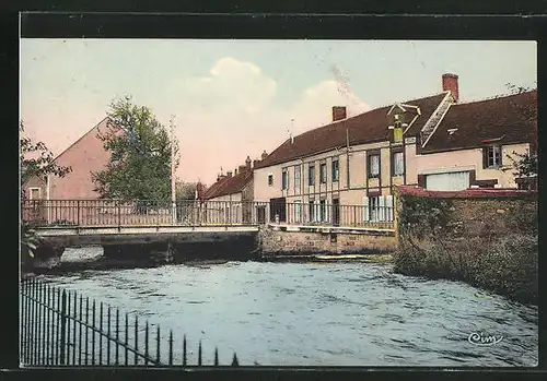 AK Malay-le-Grand, Le Grand Pont sur la Vanne au centre du Pays