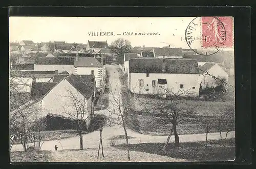 AK Villemer, Côté nord-ouest, Ortsrand