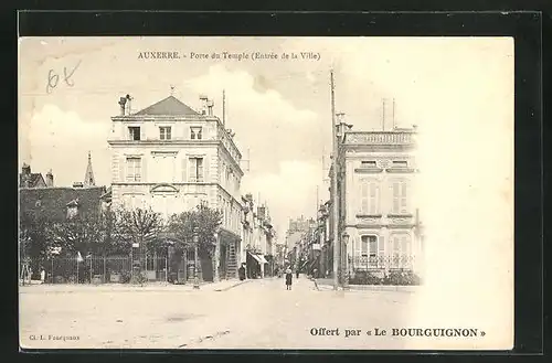 AK Auxerre, Porte du Temple (Entree de la Ville)