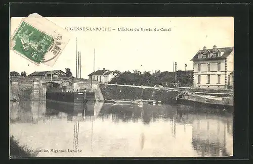 AK Migennes-Laroche, L`Ecluse du Bassin du Canal