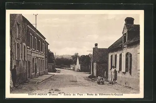 AK Saint-Agnan, Route de Villeneuve-la-Guyard