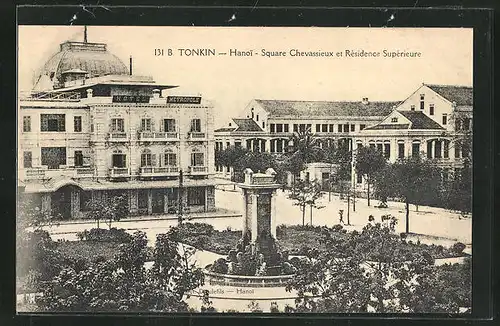 AK Hanoi, Square Chevassieux et Residence Superieure