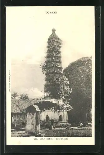AK Nam-Dinh, Tour-Pagode, Turmbau