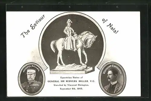 AK The Saviour of Natal, Equestrian Statue of General Sir Redvers Buller
