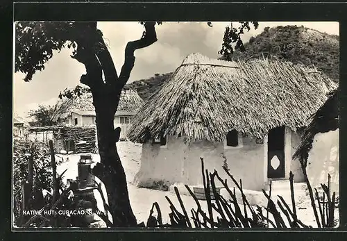 AK Curacao / N. W. I., Native Hut