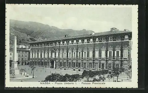AK Massa, Piazza Umberto I., Palazzo Provinciale