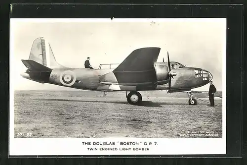 AK Douglas Boston D B 7, Twin Engined Light Bomber