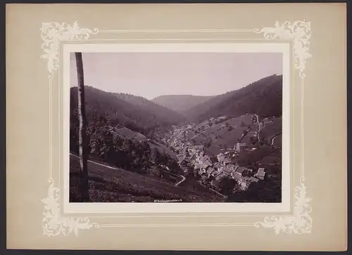 Fotografie Fotograf unbekannt, Ansicht Sonneberg i. Th., Panorama von der Lindnershöhe, Grossformat 36 x 26cm
