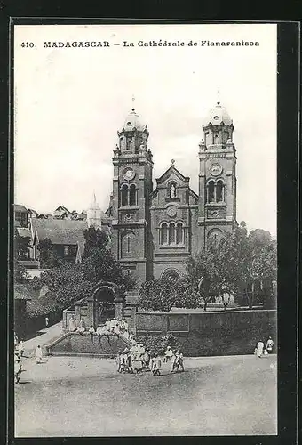 AK Fianarantsoa, La Cathédrale, Kirche