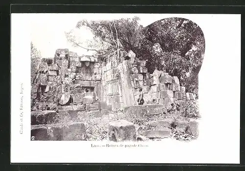 AK Laos, Ruines de pagode Cham