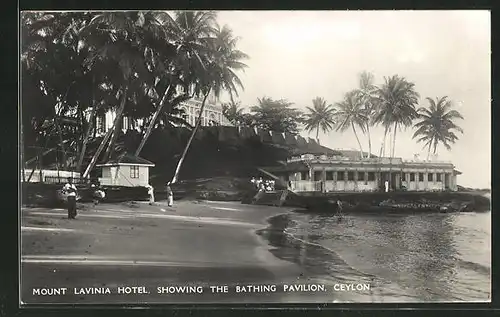 AK Mount Lavinia, Hotel Mount Lavinia showing the Bathing Pavillon