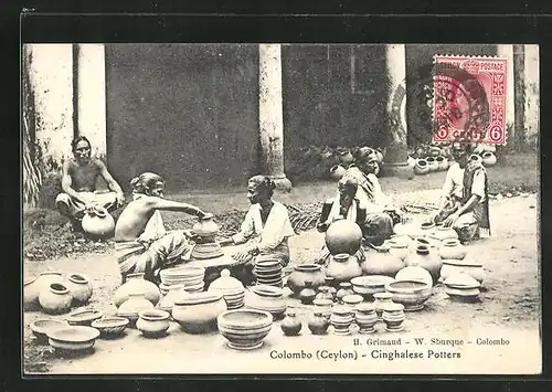 AK Colombo, Cinghalese Potters, Töpfer