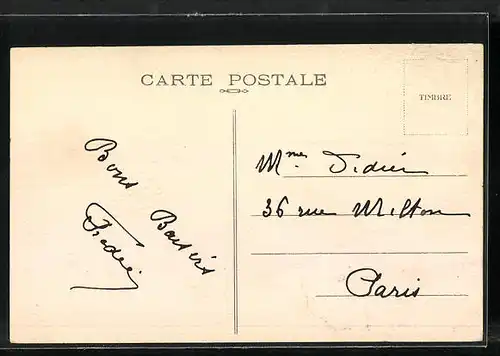 AK Villevallier, Le Pont suspendu, Vue prise de la rive gauche
