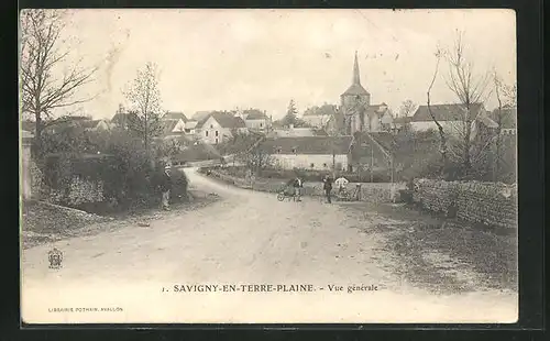 AK Savigny-en-Terre-Plaine, Vue generale