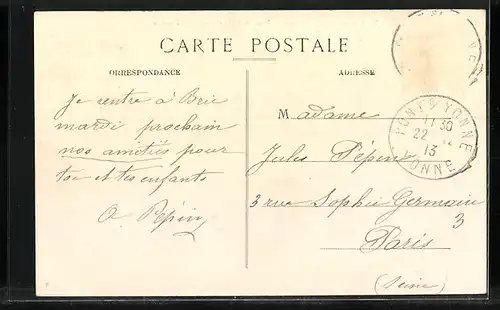 AK Villemanoche, Vue generale et Vallee de l`Yonne