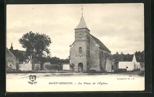 AK Saint-Serotin, La Place de l`Eglise