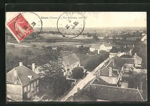 AK Etais, Vue Generale, cote Est, Blick über Häuser und Landschaft aus der Vogelschau