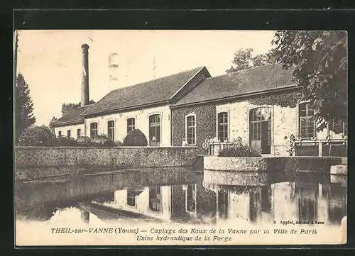 AK Theil-sur-Vanne, Captage des Eaux de la Vanne par la Ville de Paris, Usine hydraulique de la Forge