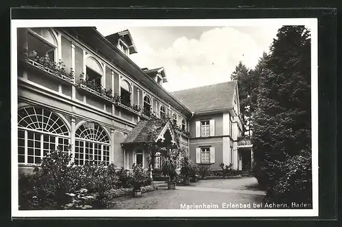 AK Obersasbach / Schwarzwald, Kurhaus Marienheim-Erlenbad
