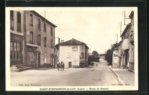 AK Saint-Symphorien-de-Lay, Route de Roanne