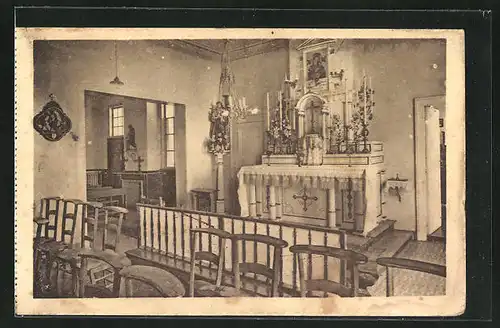 AK Brüssel / Bruxelles, Institut des Soeurs du Bon et Perpetuel Secours, Interieur