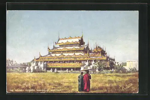 Künstler-AK Mandalay, the Golden Kyoung