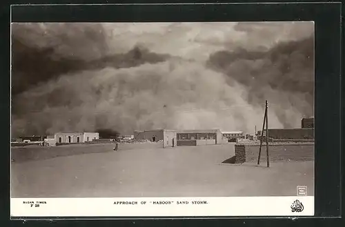 AK Sudan, Approach of Haboob Sand Storm