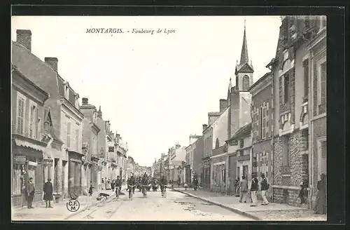 AK Montargis, Faubourg de Lyon