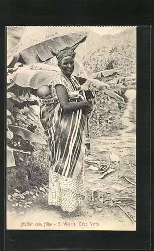 AK Sao Vicente / Cabo Verde, Mulher com filho