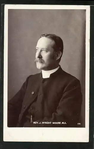 AK Reverend J. Wright Moore, M. A., Geistlicher