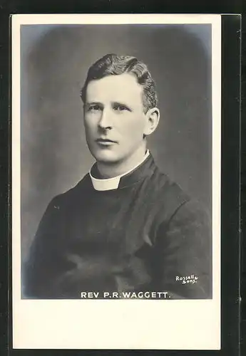 AK Reverend P. R. Waggett, Halbportrait des Geistlichen