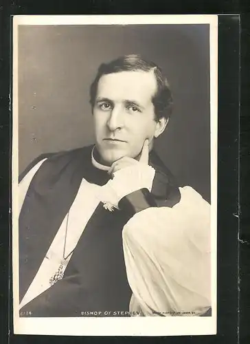 AK Bishop of Stepney, Halbportrait des Geistlichen