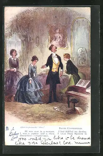 AK All was over in a moment, I was a captive and a slave..., Chapter XXVI., David Copperfield, Roman von Charles Dickens