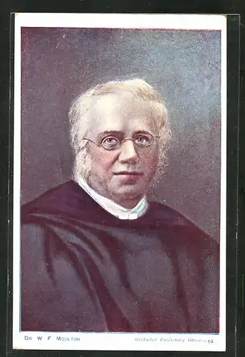 AK Portrait W. F. Moulton, Englischer Bibelforscher
