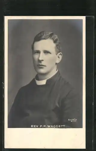 AK Reverend P. R. Waggett, Halbportrait des Geistlichen