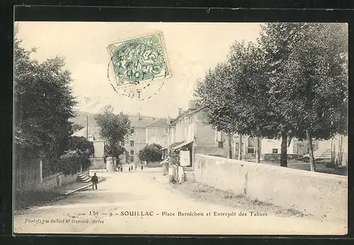 AK Souillac, Place Bernichou et Entrepot des Tabacs