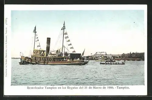 AK Tampico, Remolcador en las Regatas 1906