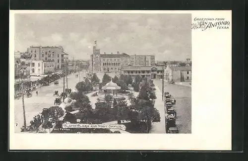 AK San Antonio, TX, Alamo Plaza and Post Office