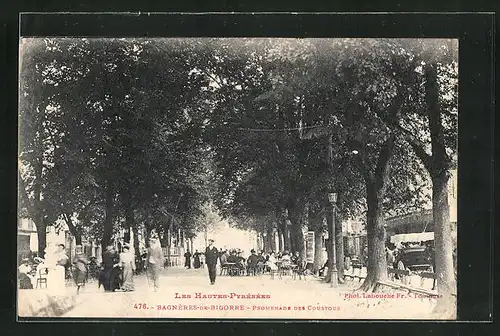 AK Bagnères-de-Bigorre, Promenade des Coustous