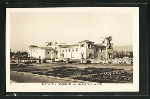 AK Barcelona, Exposicion Internacional 1929, Pabellon del Estado