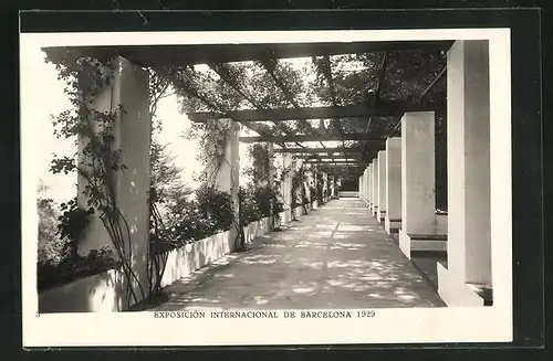 AK Barcelona, Exposicion Internacional 1929, La Rosaleda