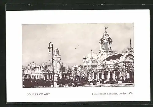 AK London, Franco-British Exhibition 1908, Courts of Art