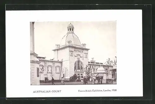 AK London, Franco-British Exhibition 1908, Australian Court