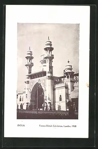 AK London, Franco-British Exhibition 1908, India